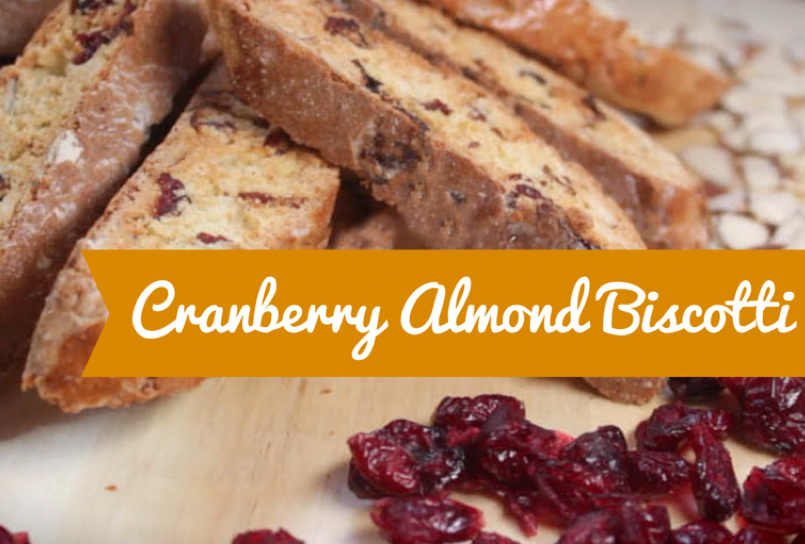 Cranberry-Almond Biscotti recipe, Basil Bandwagon Natural Market