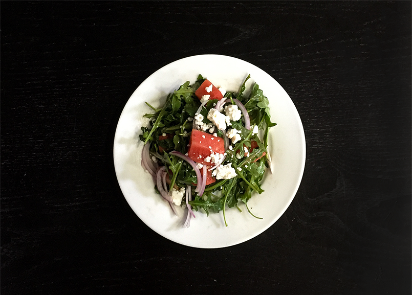 Watermelon Arugula Salad