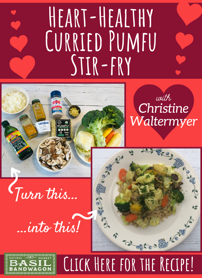 Heart-Healthy Curried Pumfu Stir-Fry with Christine Waltermyer