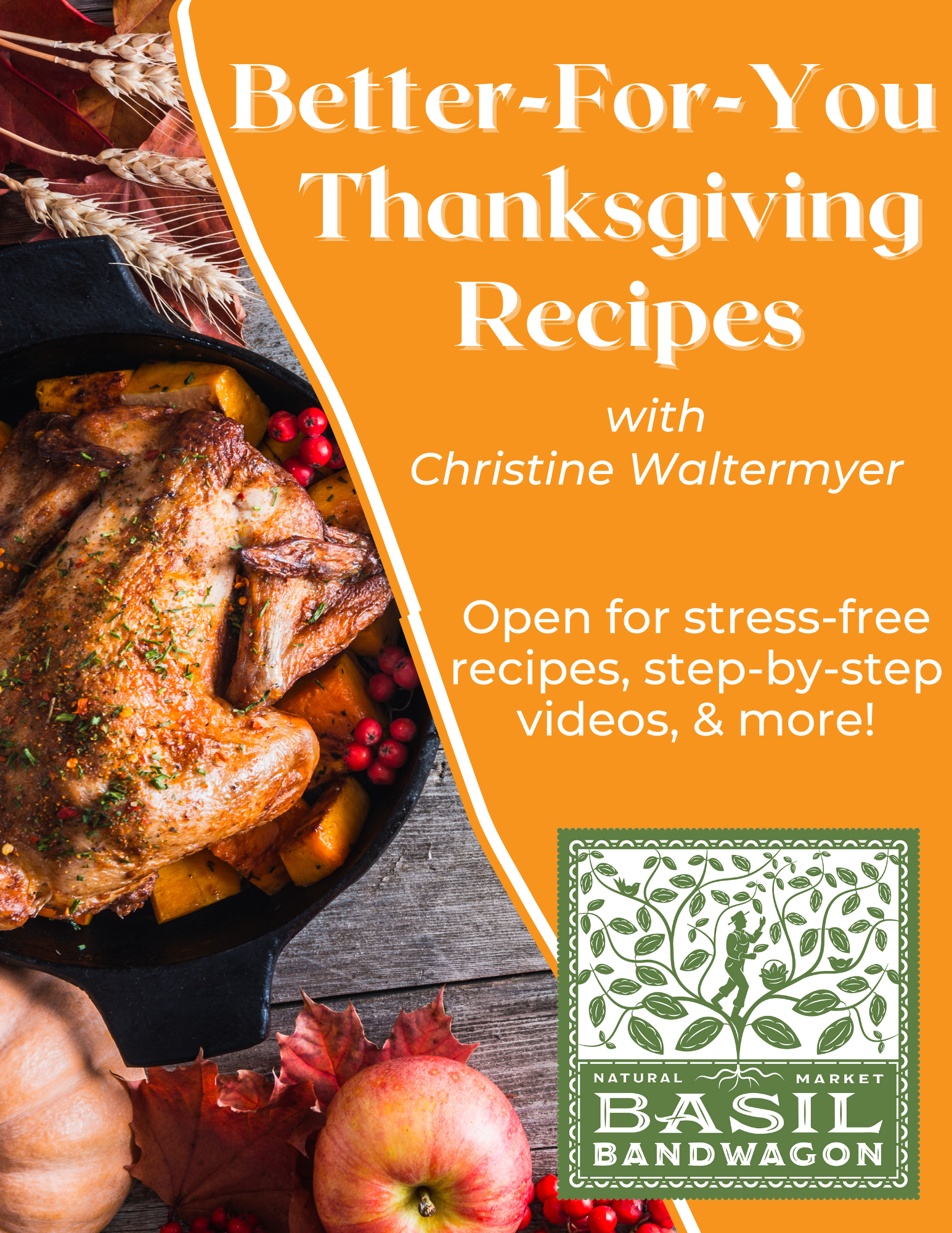 Better-For-You Thanksgiving Recipes with Christine Waltermyer!