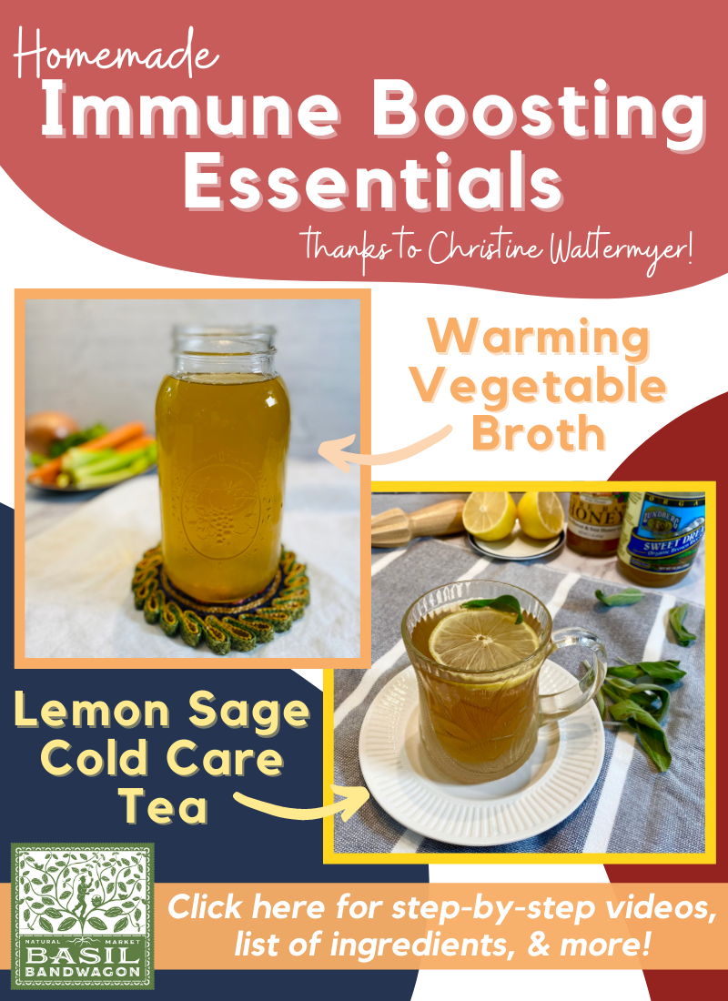Homemade Immune Boosting Essentials thanks to Christine Waltermyer!
