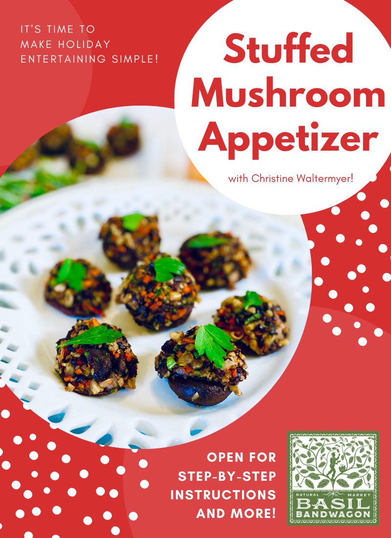 Holiday Stuffed Mushroom Appetizer