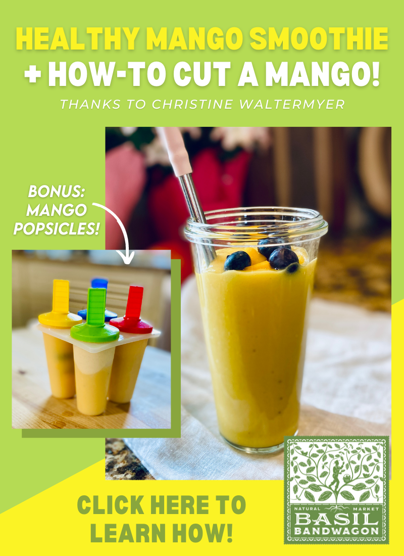 Healthy Mango Smoothie + How-To Cut A Mango!