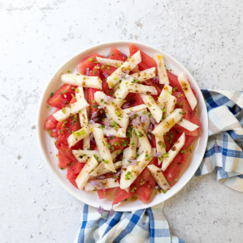 Watermelon Jicama Salad