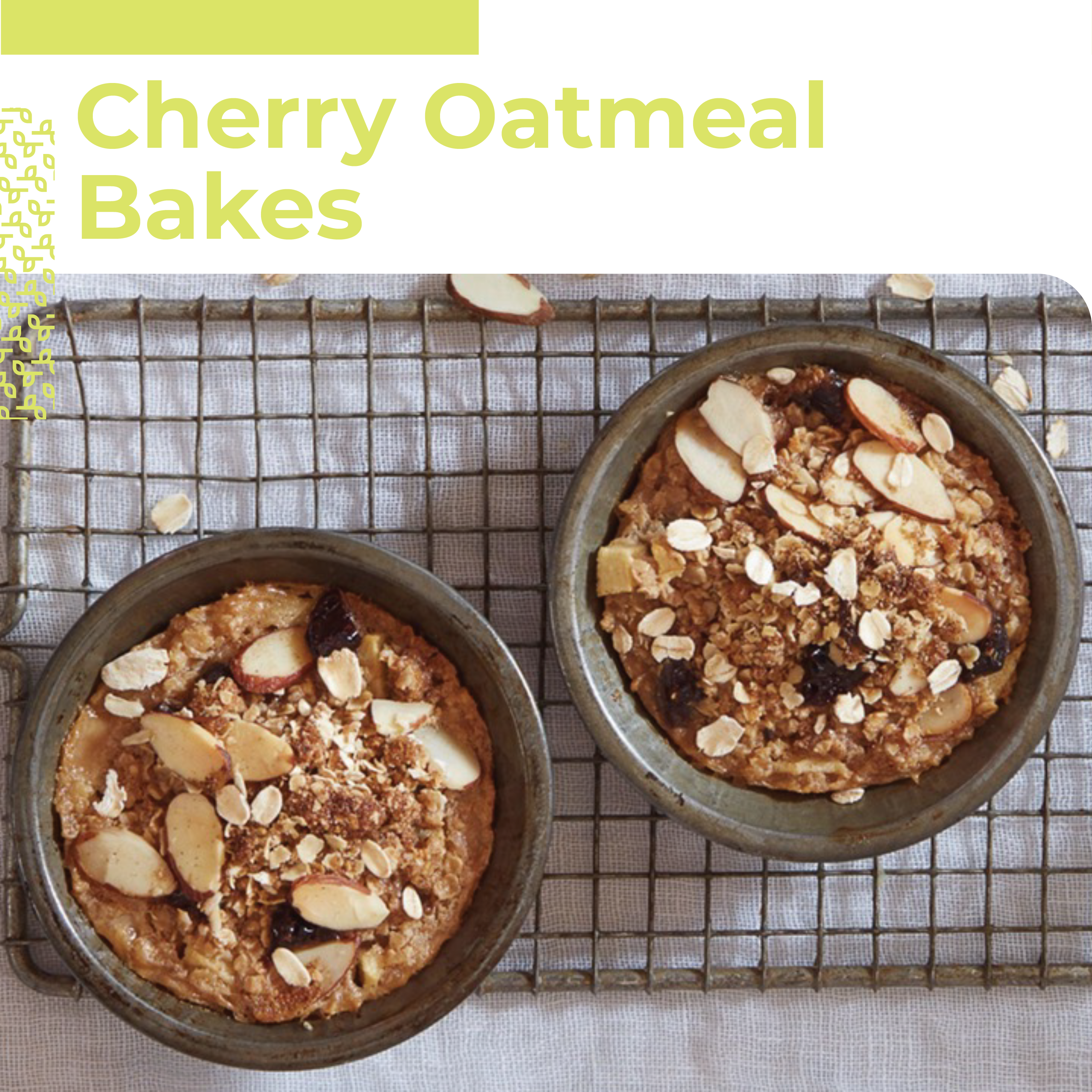 Cherry Oatmeal Bakes