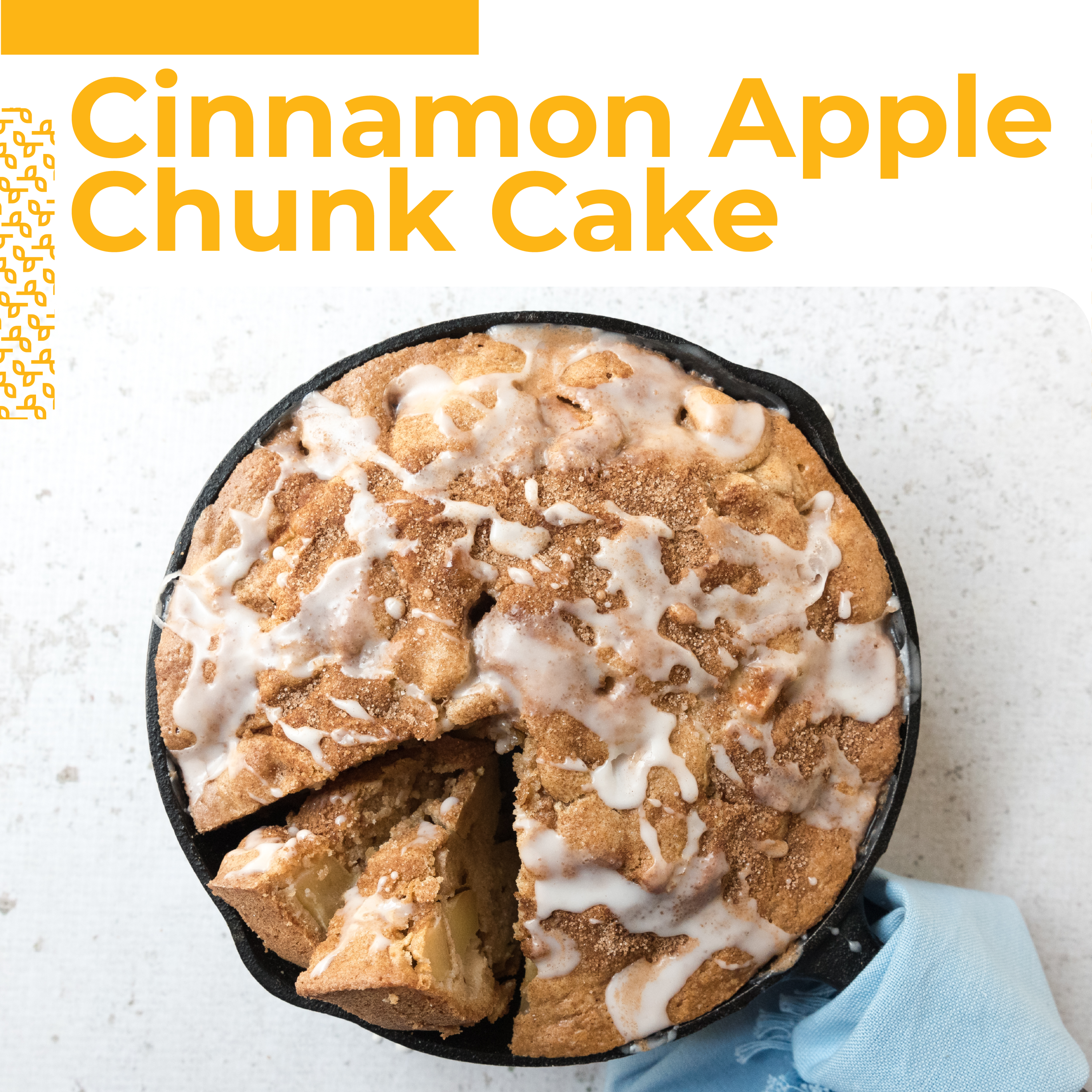 Cinnamon Apple Chunk Cake