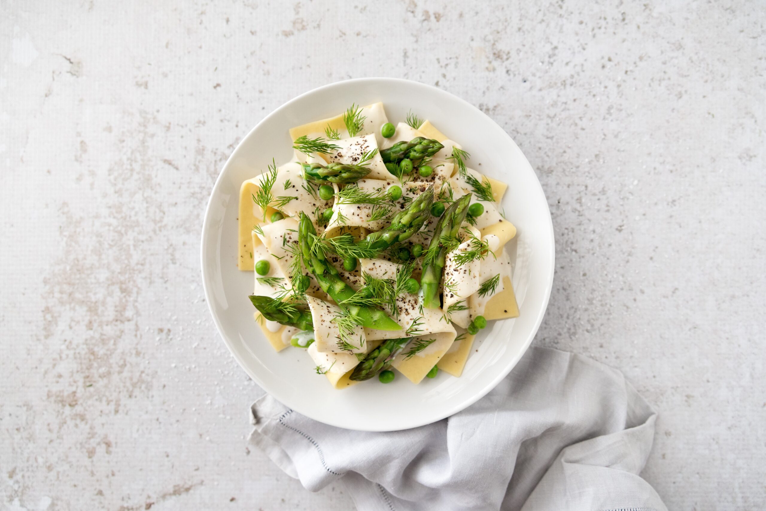 Asparagus Pappardelle