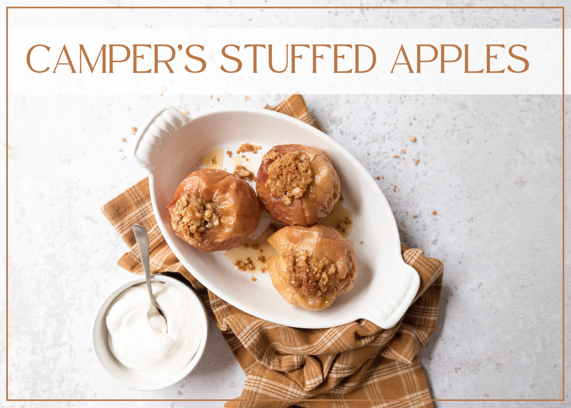 Camper’s Stuffed Apples