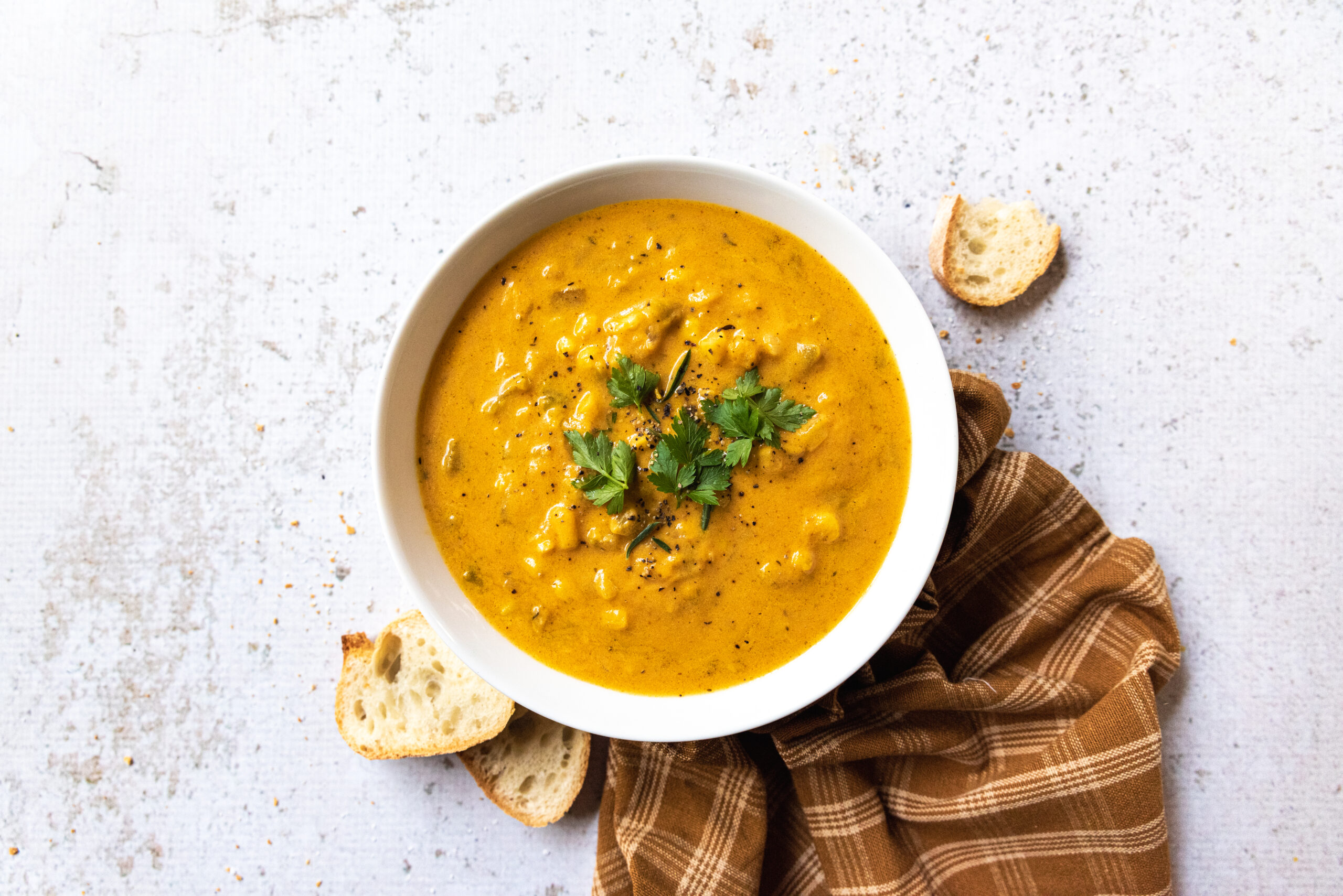 Pumpkin Corn Soup
