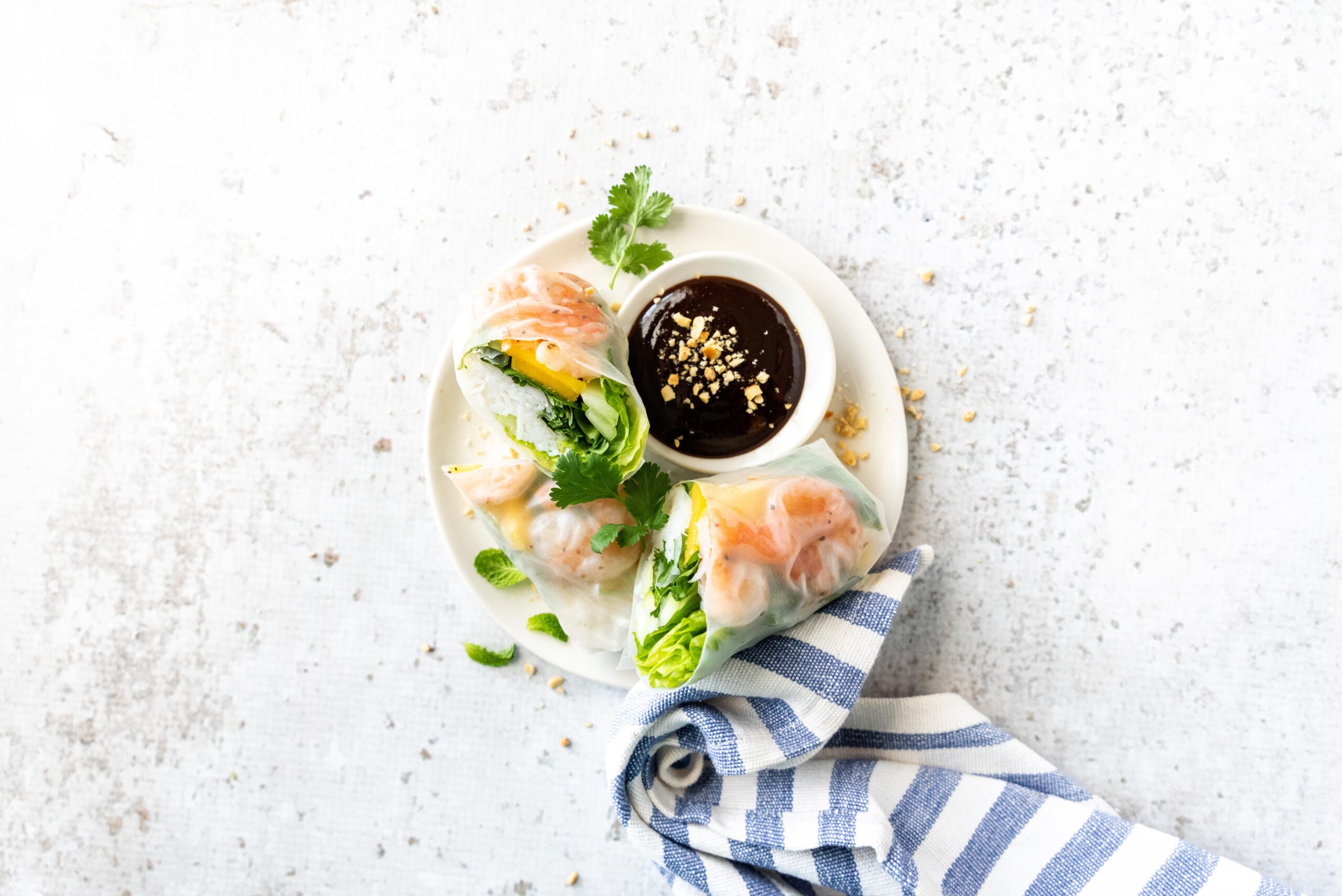 Shrimp & Mango Spring Rolls