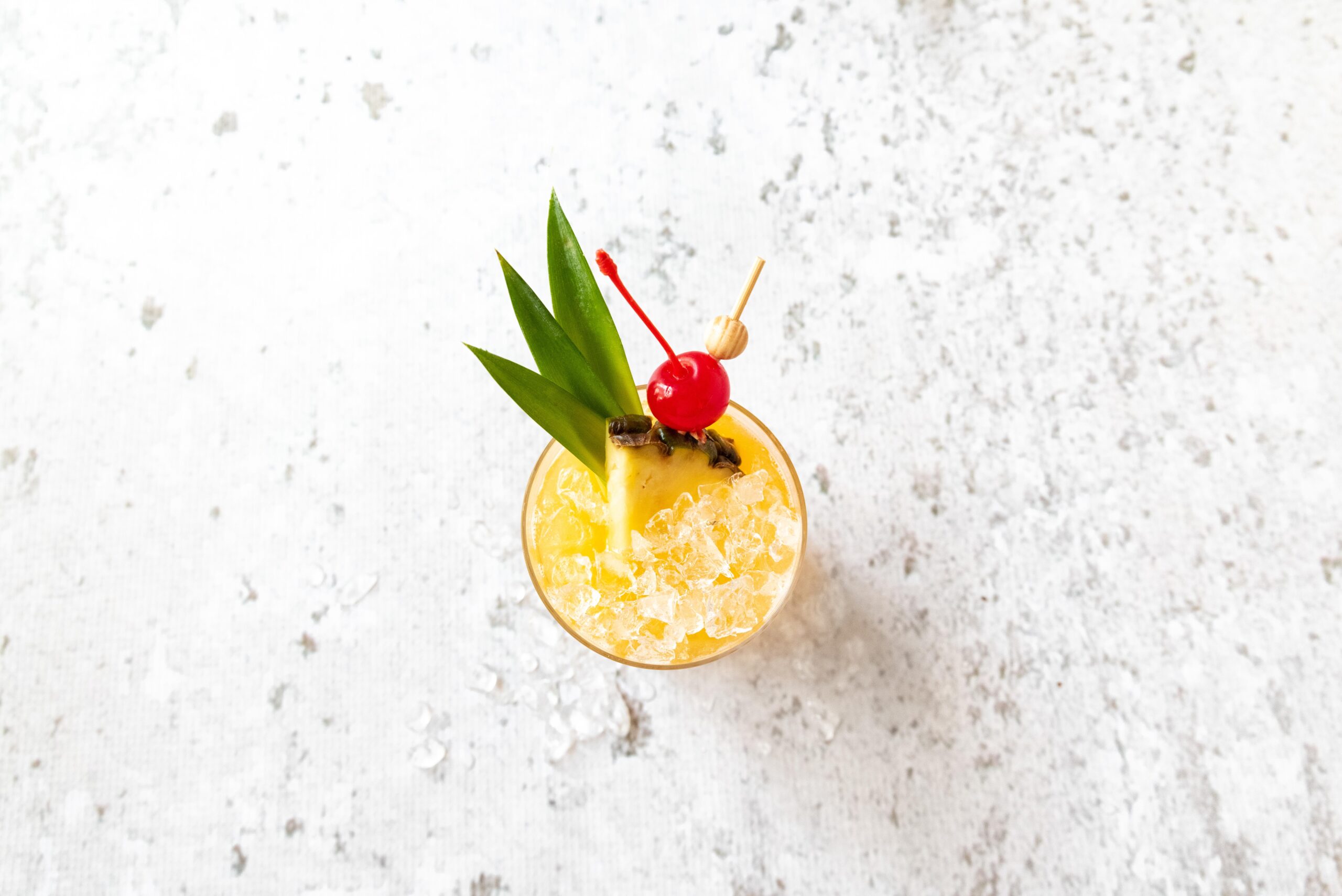 Bird of Paradise Cocktail with Coconut Ice