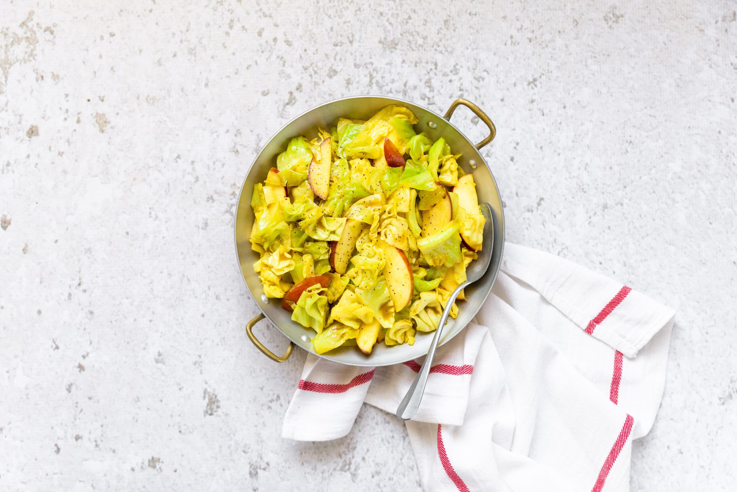Cabbage and Apple Sauté