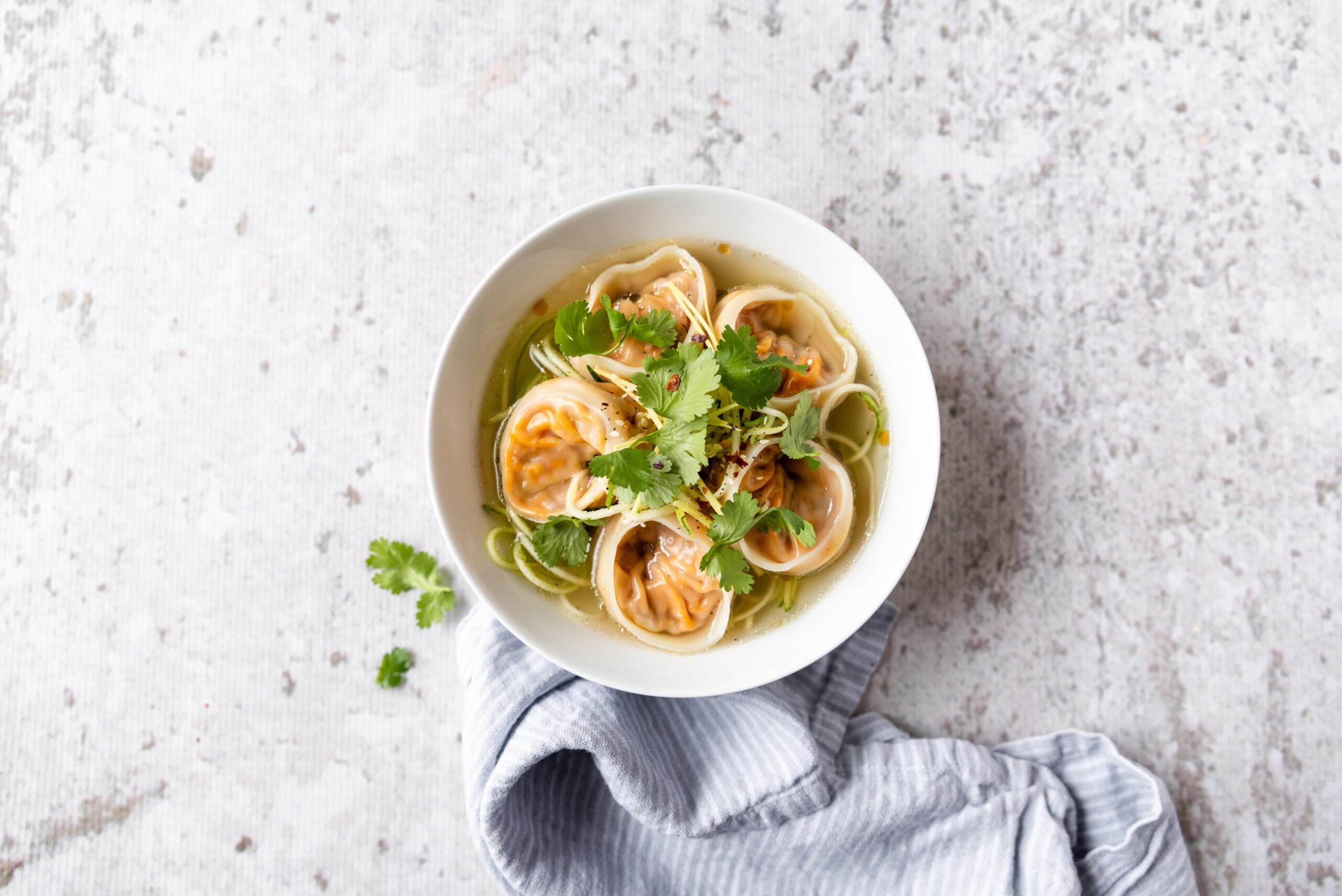 Spring Dumpling Soup