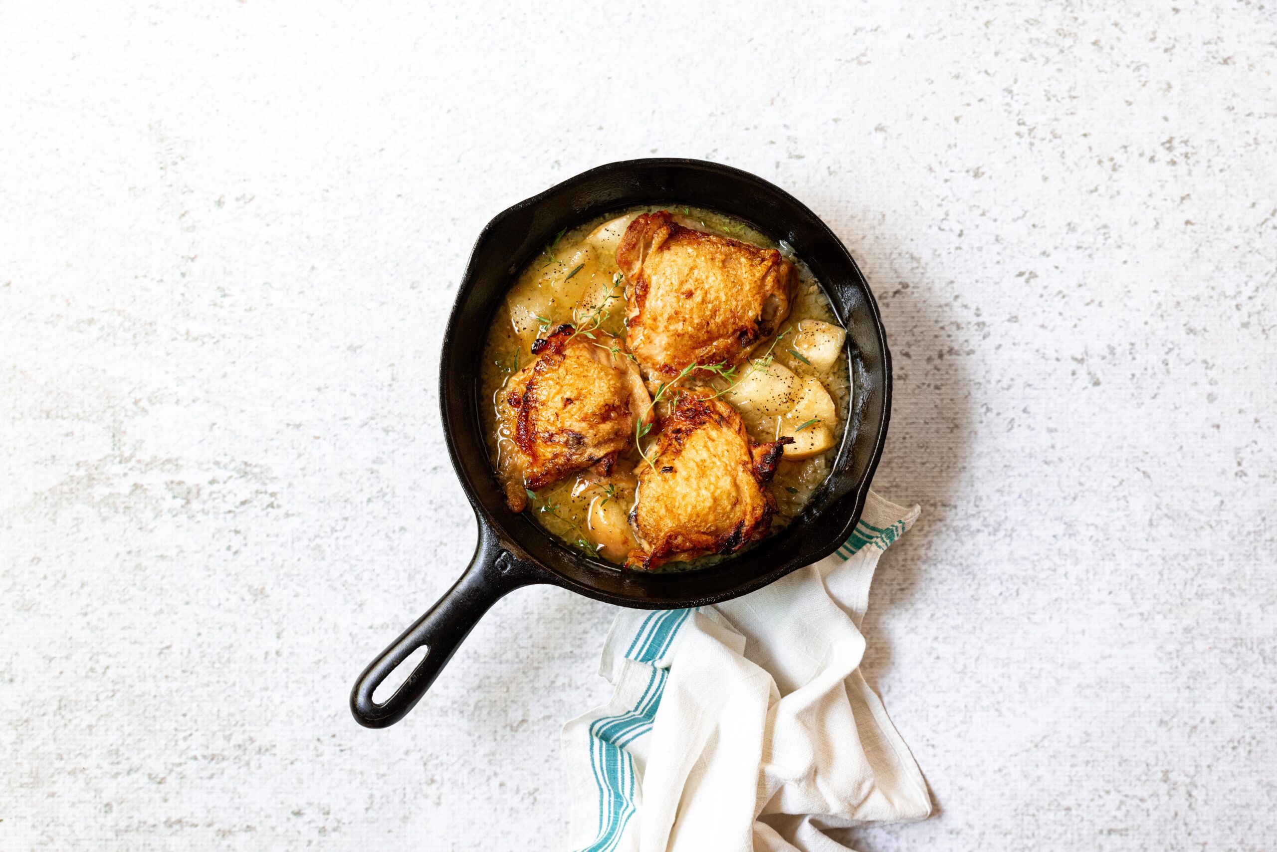 Chicken Apple Cider Skillet