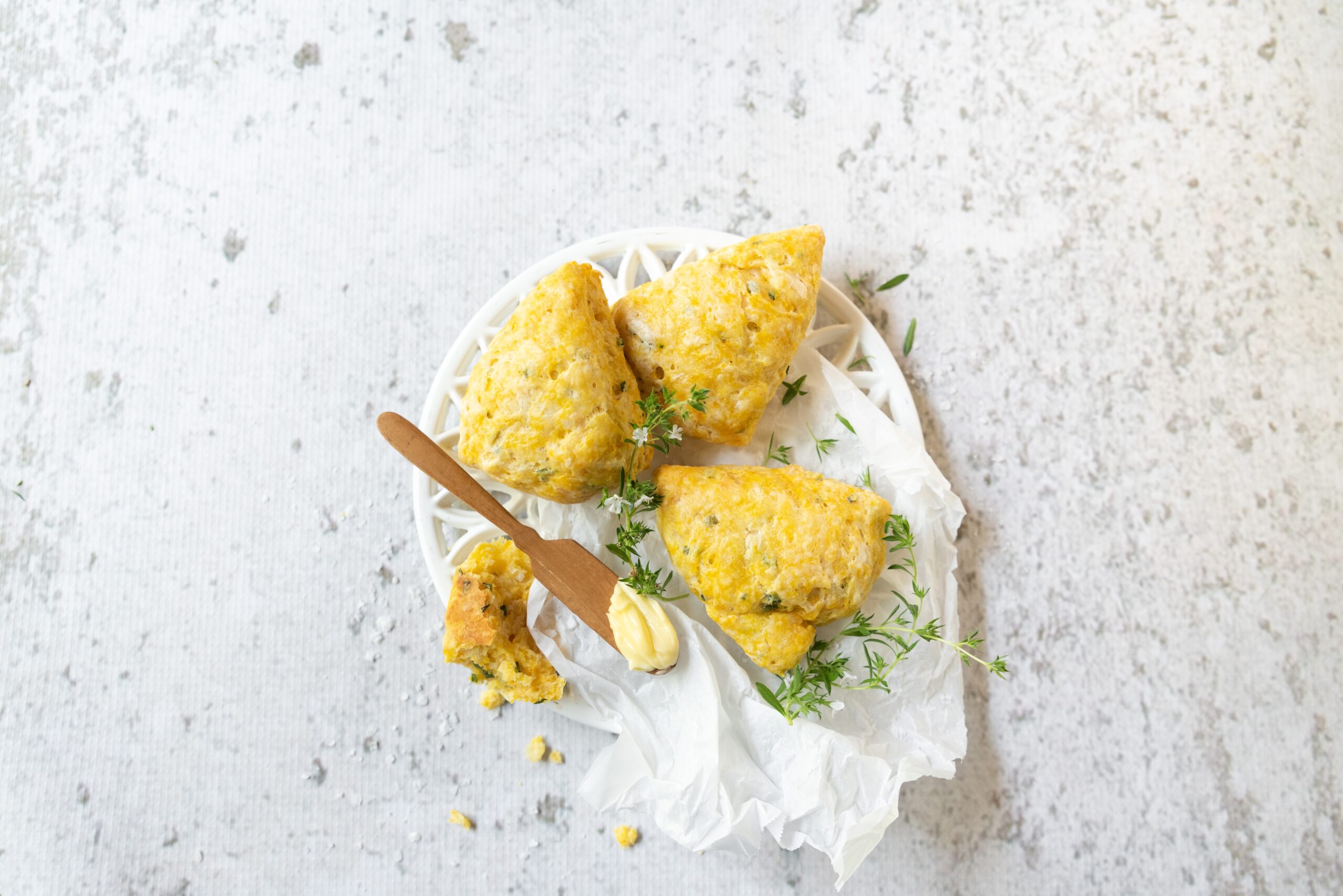 Savory Onion and Squash Scones